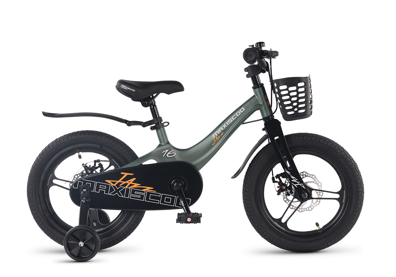 Велосипед Детский Maxiscoo JAZZ PRO 16'' Зеленый Матовый (2026)
