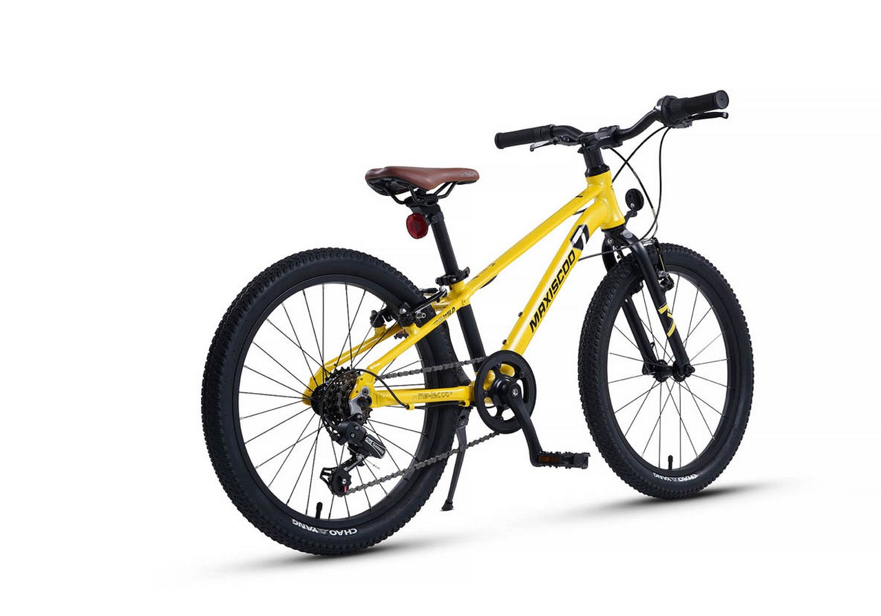 Велосипед Детский Maxiscoo 7BIKE 20'' M200  Желтый (2024) — фото 4