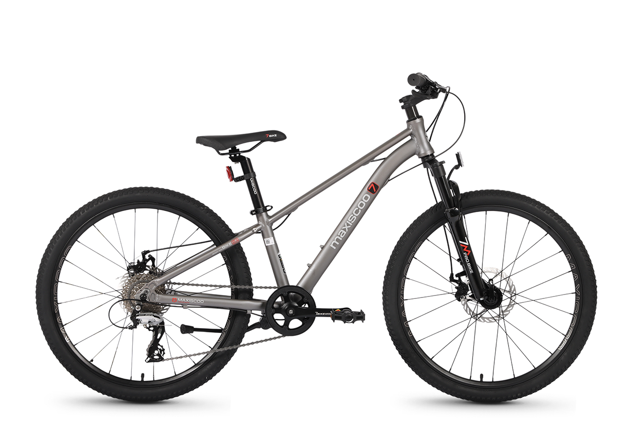 Велосипед Детский Maxiscoo 7BIKE 24'' Серый Матовый (2026)