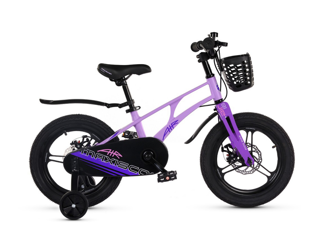 Велосипед Детский Maxiscoo AIR Pro Лавандовый Матовый (2024) 16"