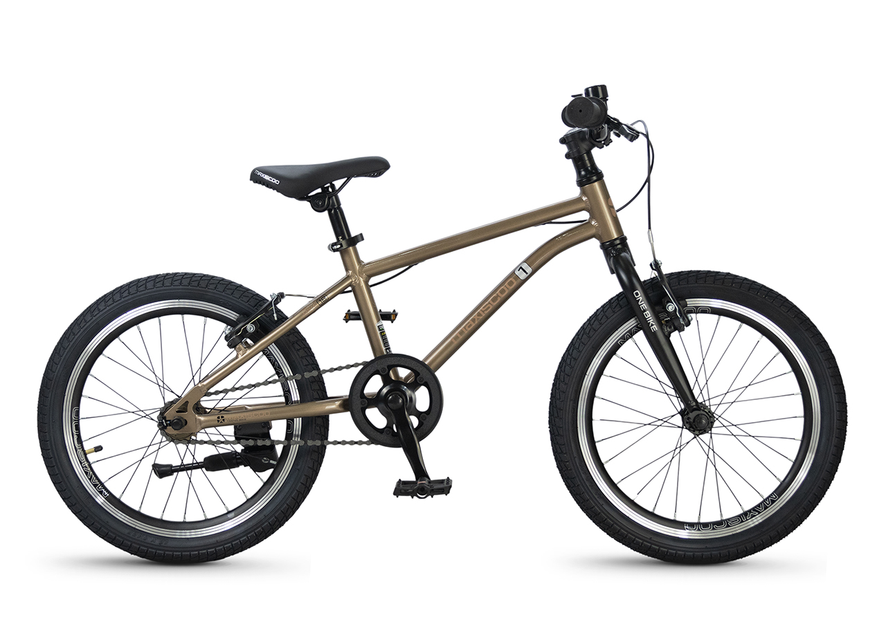 Велосипед Детский Maxiscoo 1BIKE 18'' Бронзовый Матовый (2026)