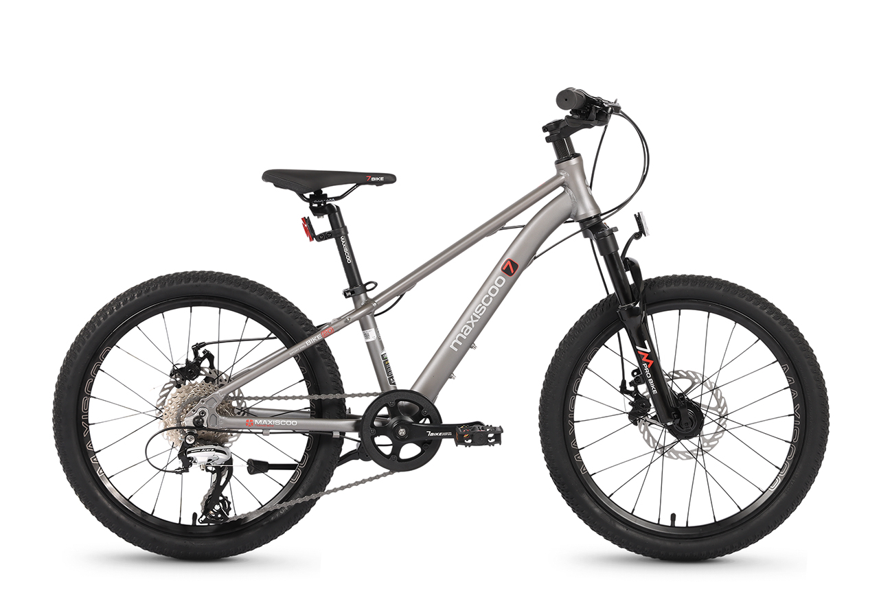 Велосипед Детский Maxiscoo 7BIKE 20'' Серый Матовый (2026)