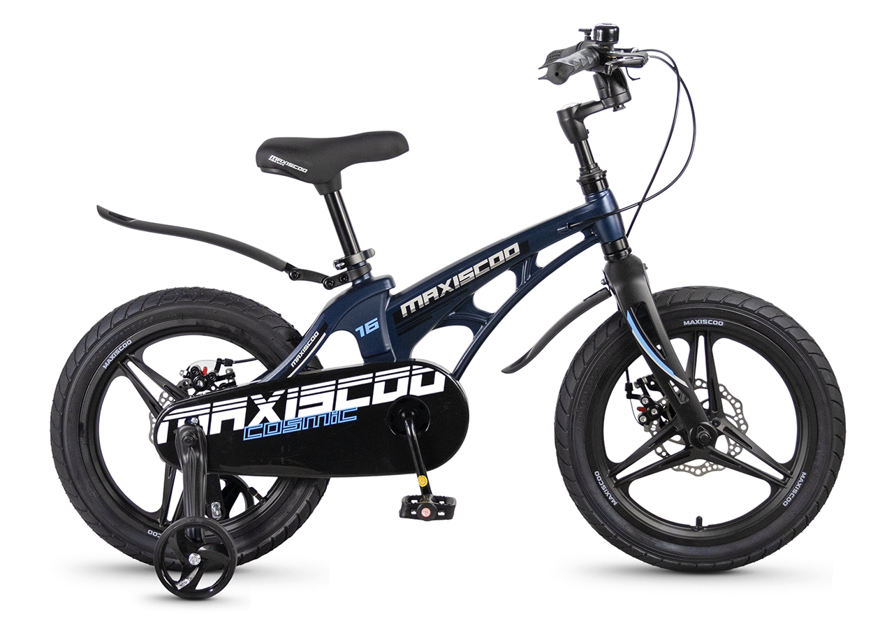 Велосипед Детский Maxiscoo COSMIC Deluxe 16'' Синий Матовый (2026) 