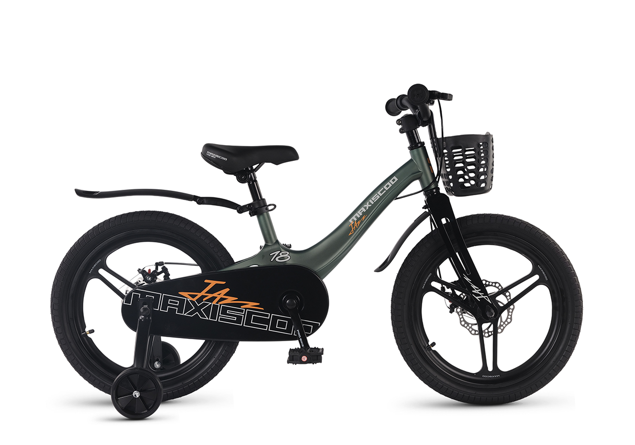 Велосипед Детский Maxiscoo JAZZ PRO 18'' Зеленый Матовый (2026)