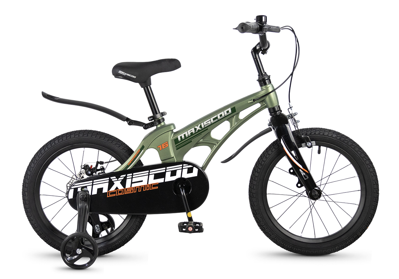 Велосипед Детский Maxiscoo COSMIC Стандарт 16'' Оливковый Матовый (2026)