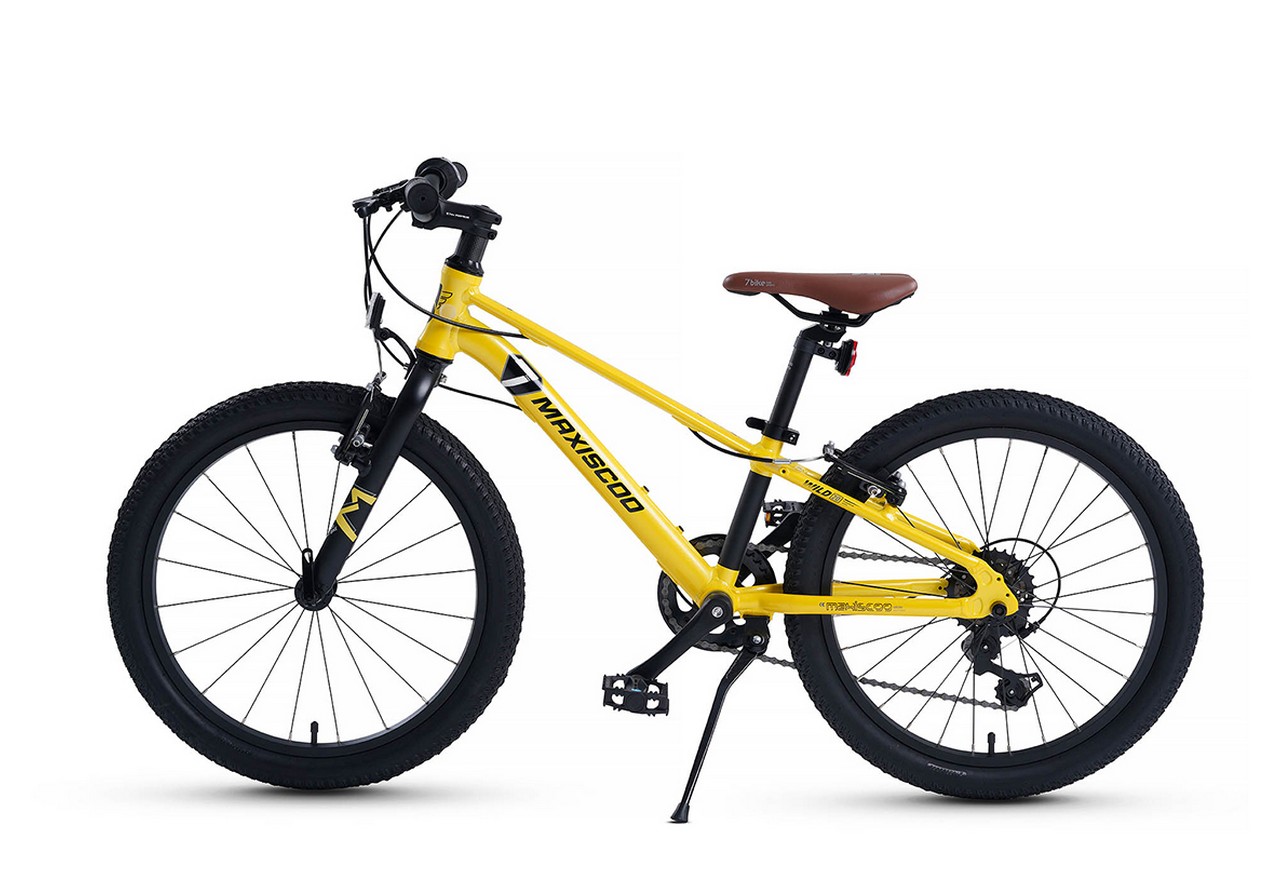 Велосипед Детский Maxiscoo 7BIKE 20'' M200  Желтый (2024) — фото 3