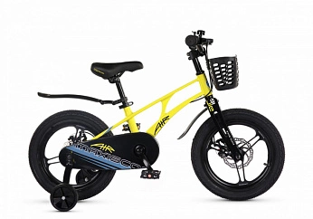 Велосипед Детский Maxiscoo AIR Pro Желтый (2024) 16"