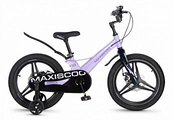 Велосипед Детский Maxiscoo SPACE Deluxe 18'' Лавандовый Матовый (2026) 