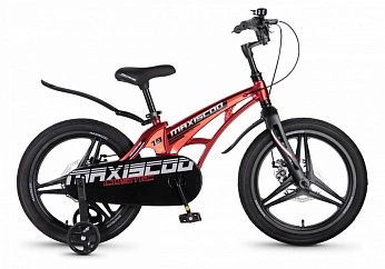 Велосипед Детский Maxiscoo COSMIC Deluxe 18'' Красный Глянцевый (2026) 
