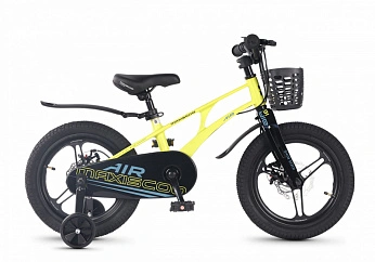 Велосипед Детский Maxiscoo AIR PRO 16'' Желтый Матовый (2026)