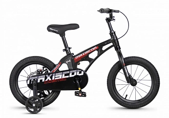 Велосипед Детский Maxiscoo COSMIC Базовый Плюс 14'' Черный Глянцевый (2026)