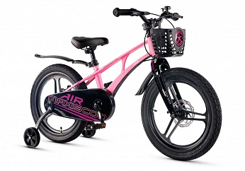 Велосипед Детский Maxiscoo AIR Pro 18'' Розовый Сапфир (2025)