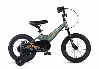 Велосипед Детский Maxiscoo JAZZ Базовый Плюс 14'' Зеленый Матовый (2026)