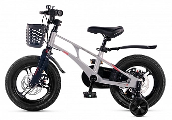 Велосипед Детский Maxiscoo AIR Pro 14'' Серый Жемчуг (2025)