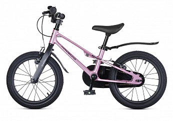 Велосипед Детский Maxiscoo SHARK Sport 16'' Розовый Жемчуг (2025)