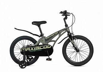 Велосипед Детский Maxiscoo COSMIC Стандарт Темный Малахит (2025) 18"