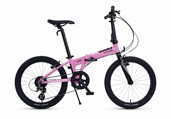 Велосипед Детский Складной Maxiscoo S009 20''  Розовый (2024)