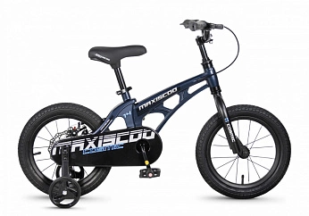 Велосипед Детский Maxiscoo COSMIC Базовый Плюс 14'' Синий Матовый (2026) 