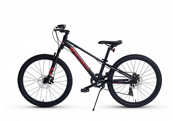 Велосипед Детский Maxiscoo 7BIKE 24'' M300 Черный (2024)