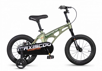 Велосипед Детский Maxiscoo COSMIC Базовый Плюс 14'' Оливковый Матовый (2026)