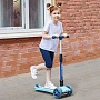 Детский Трехколесный Самокат MAXISCOO "Junior Delux", Мятный, Со Светящимися Колесами (2021) — фото 4