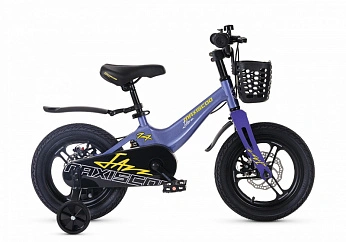 Велосипед Детский Maxiscoo JAZZ Pro Синий карбон (2024) 14"