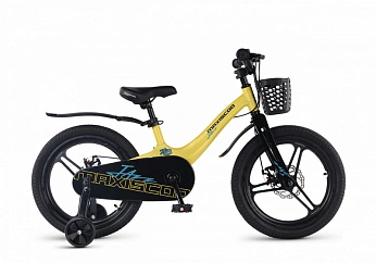 Велосипед Детский Maxiscoo JAZZ PRO 18'' Желтый Матовый (2026)