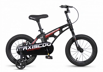 Велосипед Детский Maxiscoo COSMIC Базовый Плюс 14'' Черный Глянцевый (2026)