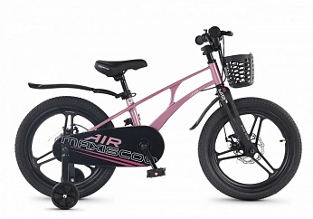 Велосипед Детский Maxiscoo AIR PRO 18'' Розовый (2026)