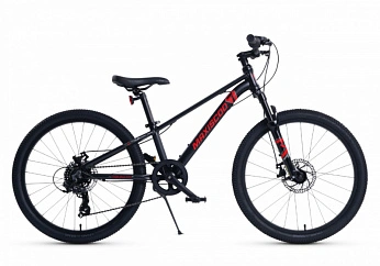 Велосипед Детский Maxiscoo 7BIKE 24'' M300 Черный (2024)