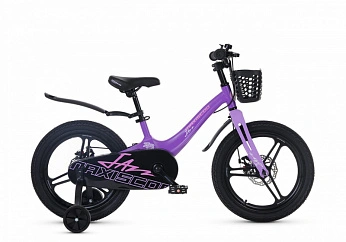 Велосипед Детский Maxiscoo JAZZ Pro Фиолетовый Матовый (2024) 18"