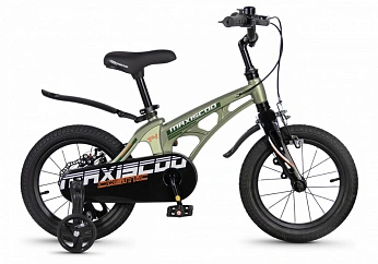 Велосипед Детский Maxiscoo COSMIC Стандарт Плюс 14'' Оливковый Матовый (2026) 