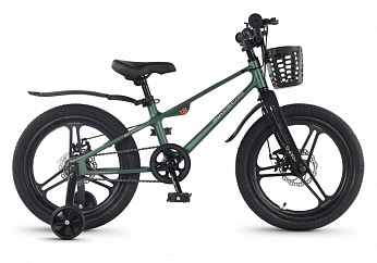 Велосипед Детский Maxiscoo SHARK PRO 18'' Зеленый Матовый (2026)