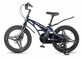 Велосипед Детский Maxiscoo COSMIC Deluxe 18'' Синий Матовый (2026) 