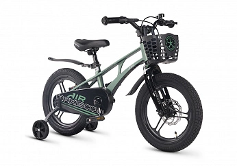 Велосипед Детский Maxiscoo AIR PRO 16'' Зеленый Матовый (2026)