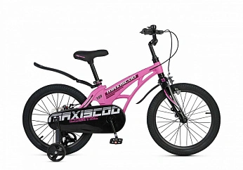 Велосипед Детский Maxiscoo COSMIC Стандарт Розовый Матовый (2025) 18"