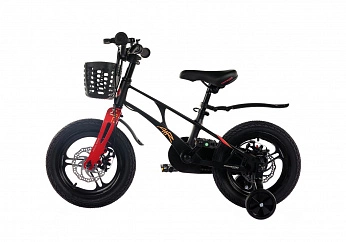 Велосипед Детский Maxiscoo AIR Pro Черный Матовый (2024) 14"