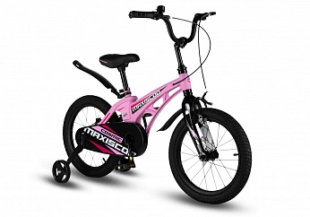 Велосипед Детский Maxiscoo COSMIC Стандарт Розовый Матовый (2024) 16"