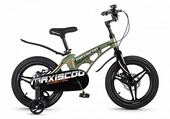 Велосипед Детский Maxiscoo COSMIC Deluxe 16'' Оливковый Матовый (2026) 
