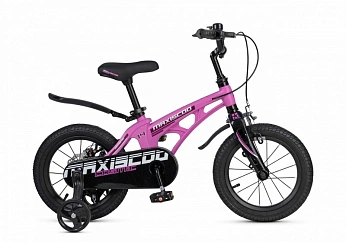 Велосипед Детский Maxiscoo COSMIC Стандарт Розовый Матовый (2025) 14"
