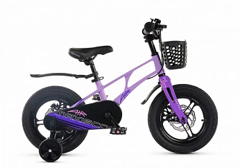 Велосипед Детский Maxiscoo AIR Pro Лавандовый Матовый (2024) 14"