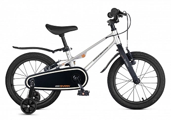 Велосипед Детский Maxiscoo SHARK Sport 16'' Серый Жемчуг (2025)