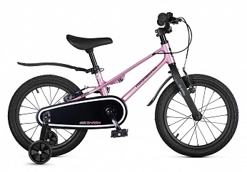 Велосипед Детский Maxiscoo SHARK Sport 16'' Розовый Жемчуг (2025)