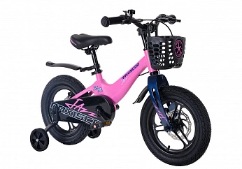 Велосипед Детский Maxiscoo JAZZ Pro Розовый Матовый (2024) 14"