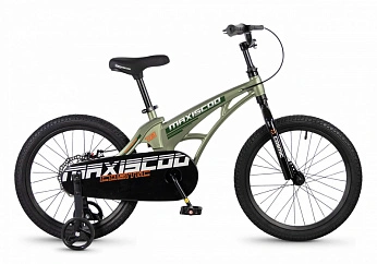 Велосипед Детский Maxiscoo COSMIC Базовый 18'' Оливковый Матовый (2026) 