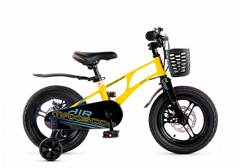 Велосипед Детский Maxiscoo AIR Pro 14'' Желтый Матовый (2025)