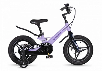 Велосипед Детский Maxiscoo SPACE Deluxe Plus 14'' Лавандовый Матовый (2026) 