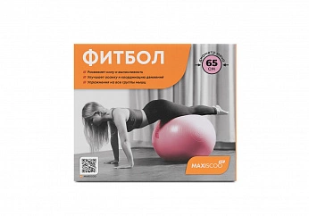 Фитбол 65 см, Розовый (MSF-LU-140723-65-PN)