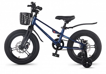 Велосипед Детский Maxiscoo SHARK PRO 16'' Синий (2026)