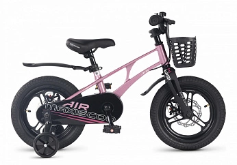 Велосипед Детский Maxiscoo AIR PRO 14'' Розовый (2026)
